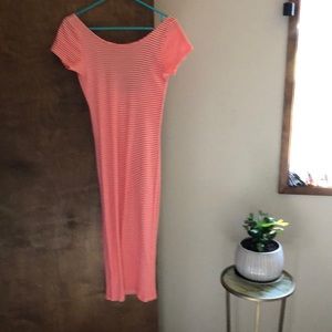 Zara Ribbed Cotton Midi